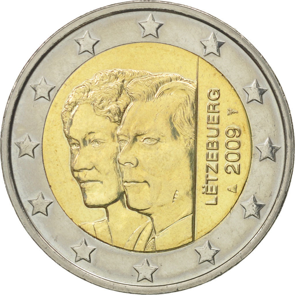 Luxemburg, 2 Euro, 90th Anniversary of Grand Duchess Charlotte, 2009, VZ