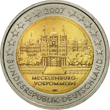GERMANY - FEDERAL REPUBLIC, 2 Euro, 2007, MS(60-62), Bi-Metallic, KM:260