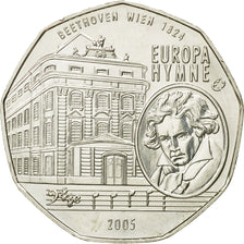 Austria, 5 Euro, 10th Anniversary of Austrian E U Membership, 2005, MS(63)