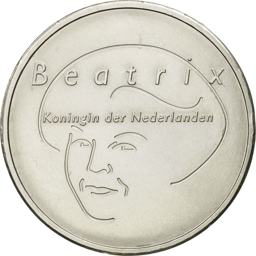 Netherlands, 5 Euro, new eec member countries, 2004, AU(50-53), Silver