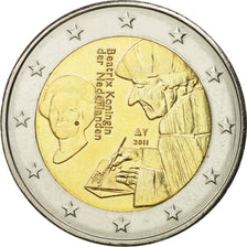 Netherlands, 2 Euro, 2011, MS(60-62), Bi-Metallic, KM:298