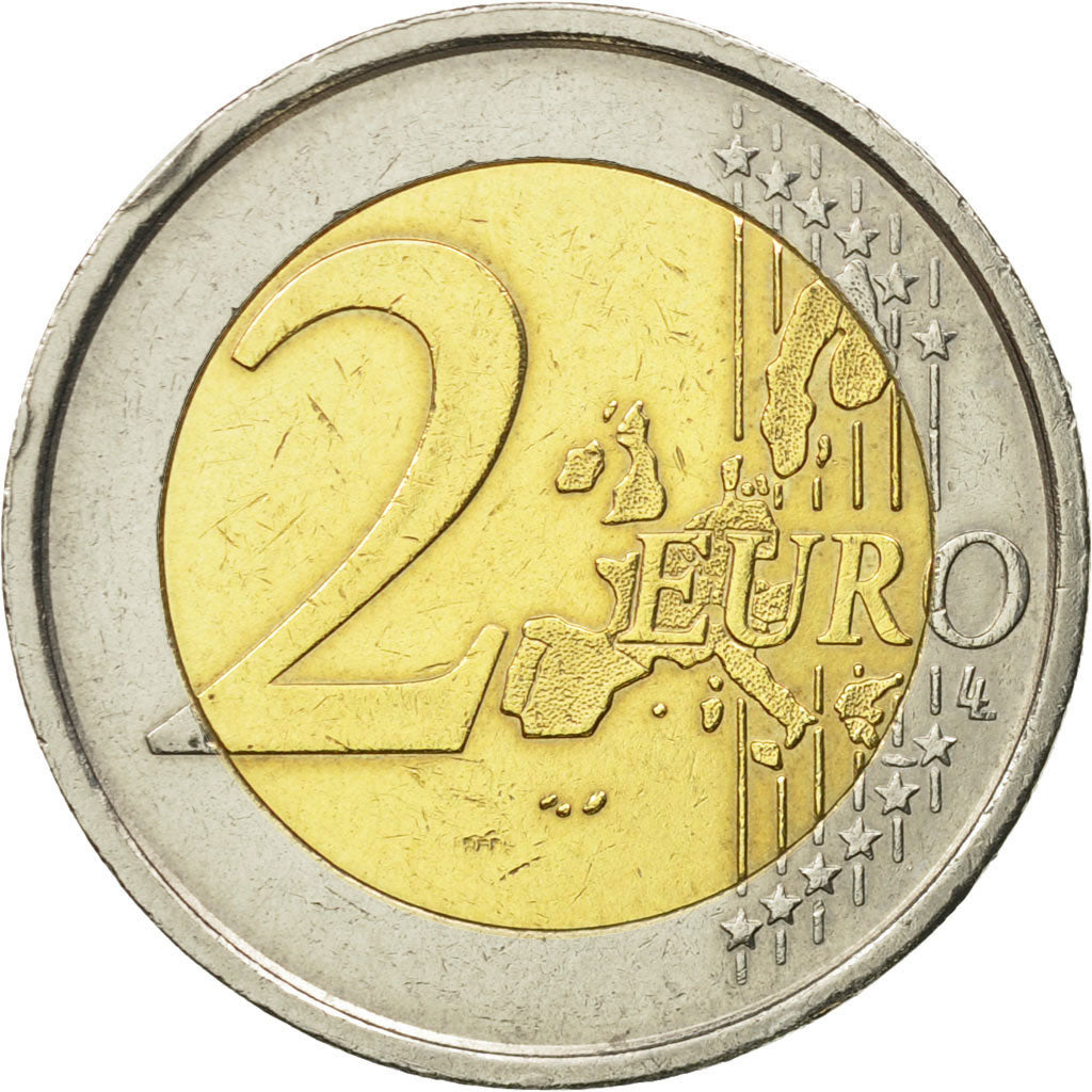 Włochy, 2 Euro, 2002, Rome, EF(40-45), Bimetaliczny, KM:217
