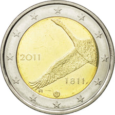Finlandia, 2 Euro, Bank of Finland, 200th Anniversary, 2011, MBC, Bimetálico