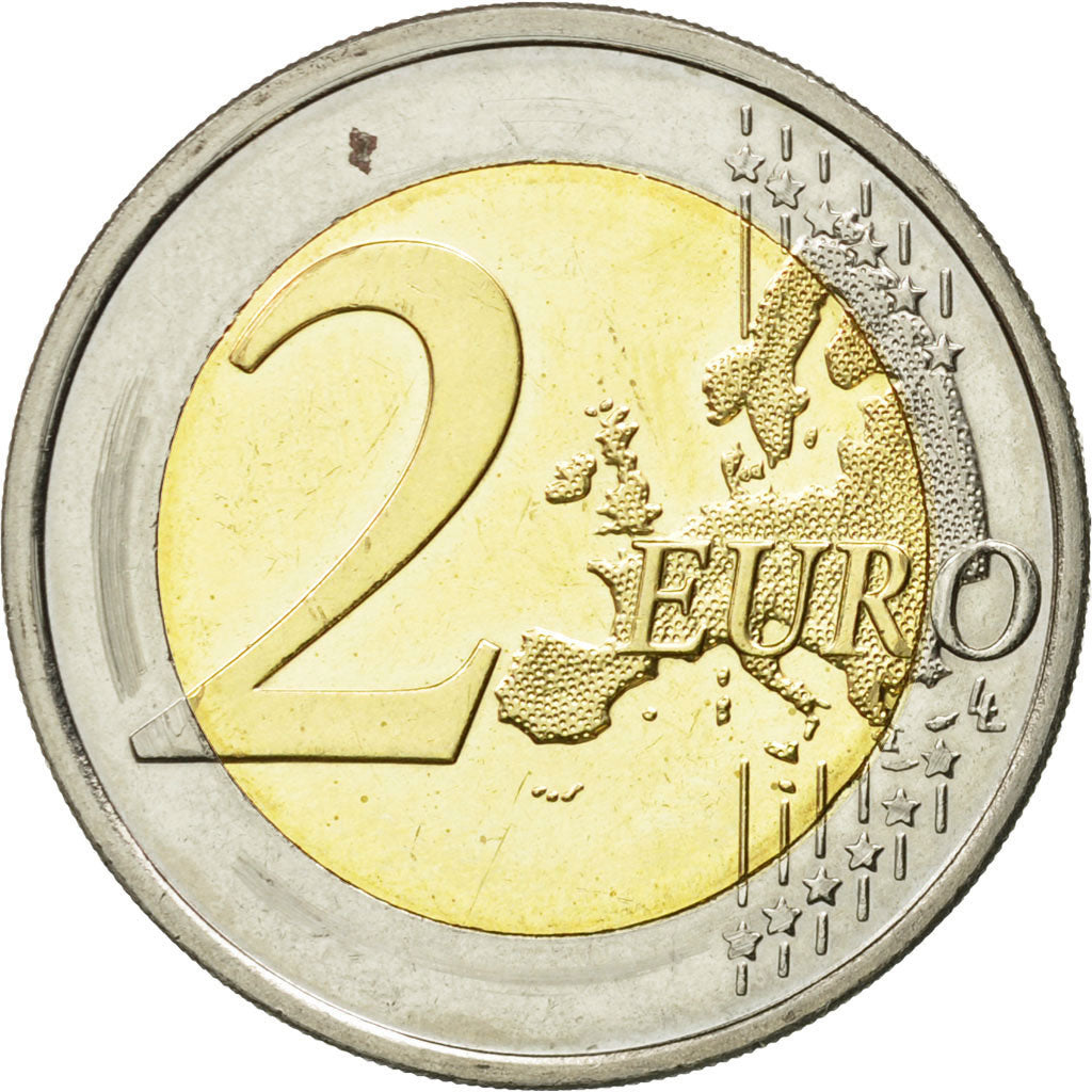 Finlandia, 2 Euro, Bank of Finland, 200th Anniversary, 2011, MBC, Bimetálico