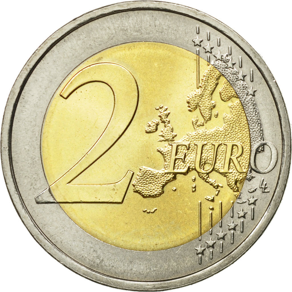 Portugal, 2 Euro, Declaration of Human Rights, 60th Anniversary, 2008