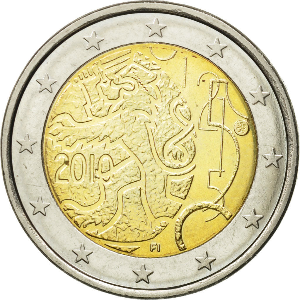 Finlande, 2 Euro, Finnish Currency, 150th Anniversary, 2010, TTB+, Bi-Metallic