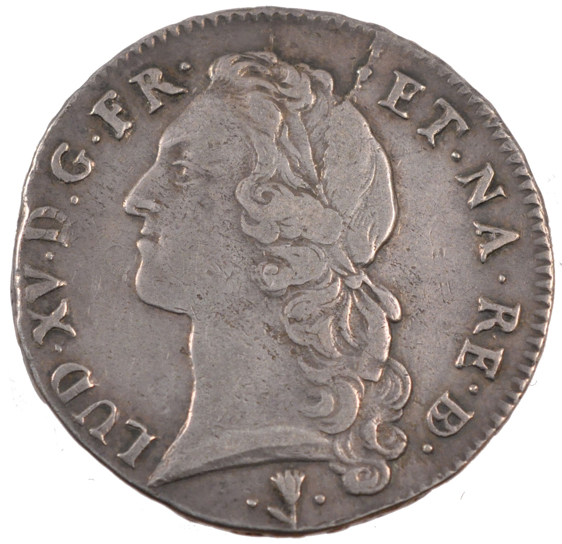 Francia, Louis XV, Écu de Béarn au bandeau, Ecu, 1756, Pau, MB+, Argento, G...