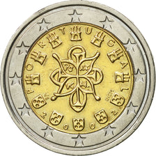 Portugal, 2 Euro, 2002, ZF, Bi-Metallic, KM:747