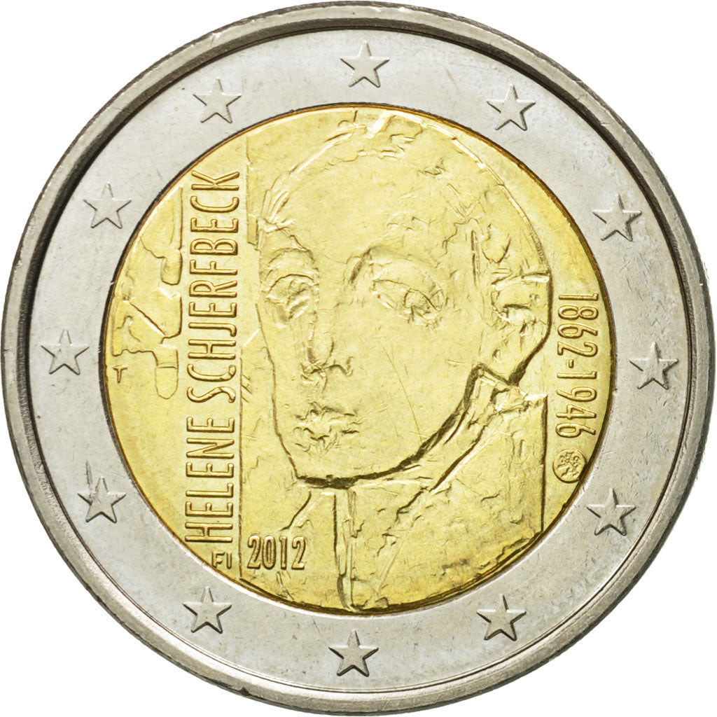 Finland, 2 Euro, Helene Schjerfbeck, 150th Anniversary of Birth, 2012