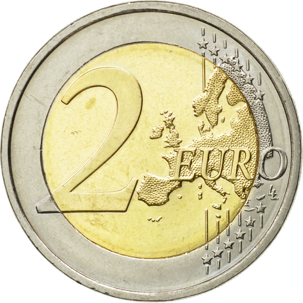 Finland, 2 Euro, Universal Declaration of Human Rights, 2008, AU(50-53)