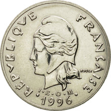 Coin, New Caledonia, 20 Francs, 1996, Paris, MS(63), Nickel, KM:12