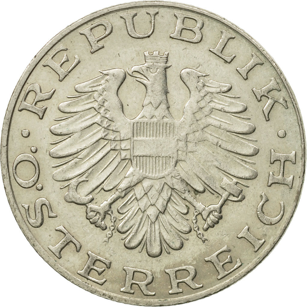 Coin, Austria, 10 Schilling, 1989, VF(20-25), Copper-Nickel Plated Nickel
