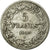 Moneta, Belgio, Leopold I, 5 Francs, 5 Frank, 1848, BB, Argento, KM:3.2