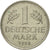 Coin, GERMANY - FEDERAL REPUBLIC, Mark, 1988, EF(40-45), Copper-nickel, KM:110