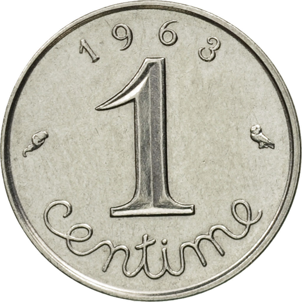 Monnaie, France, Épi, Centime, 1963, Paris, SPL, Stainless Steel, Gadoury:91