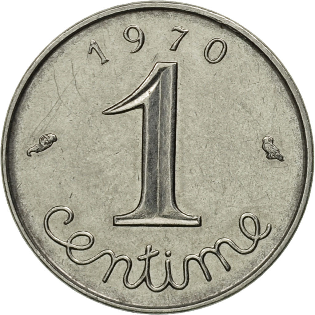 Moneta, Francia, Épi, Centime, 1970, Paris, SPL, Acciaio inossidabile, KM:928