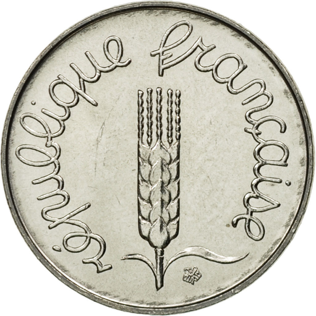Coin, France, Épi, Centime, 1983, Paris, EF(40-45), Stainless Steel, KM:928