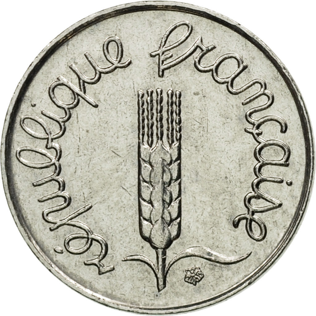 Coin, France, Épi, Centime, 1993, Paris, MS(63), Stainless Steel, KM:928