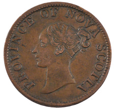 Canada, 1/2 Penny, 1840, KM #3, AU(55-58), Copper, 8.58