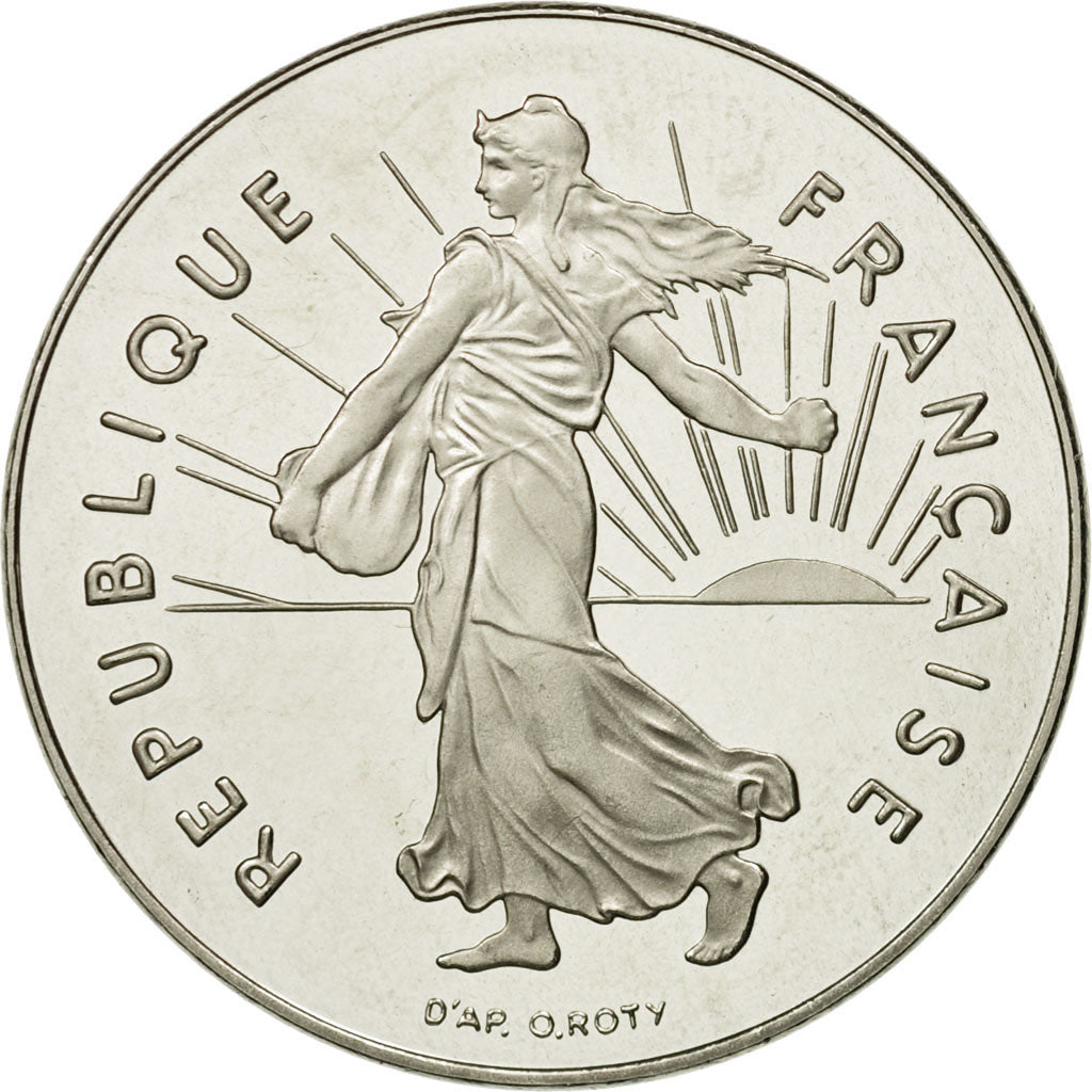 Coin, France, Semeuse, 5 Francs, 2001, Paris, MS(65-70), Nickel Clad