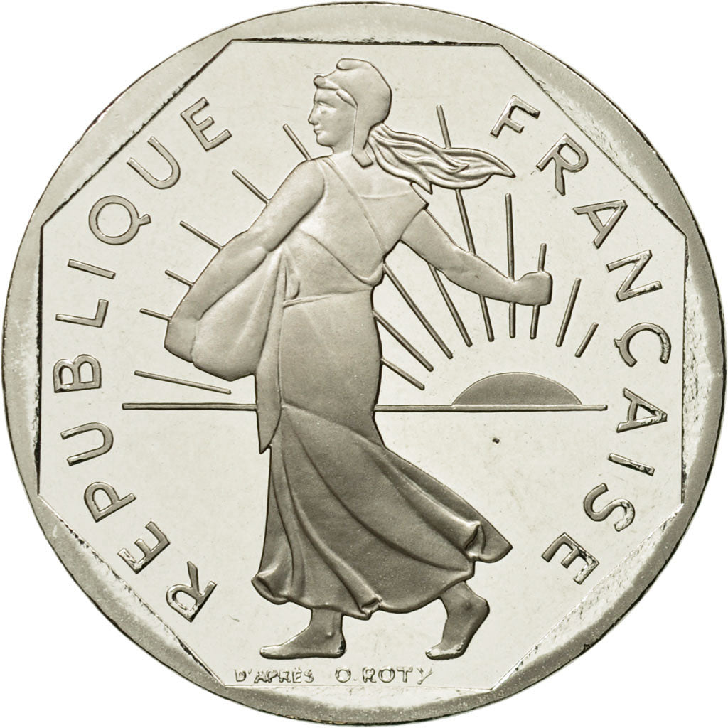 Monnaie, France, Semeuse, 2 Francs, 2001, FDC, Nickel, Gadoury:547b, KM:942.2