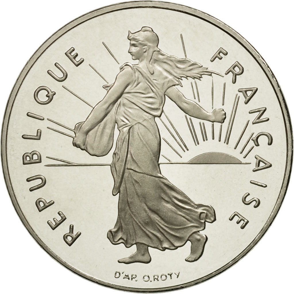 Münze, Frankreich, Semeuse, Franc, 2001, STGL, Nickel, KM:925.2, Gadoury:474b