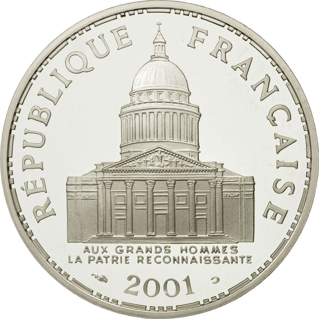 Munten, Frankrijk, 100 Francs, 2001, FDC, Zilver, Gadoury:898a