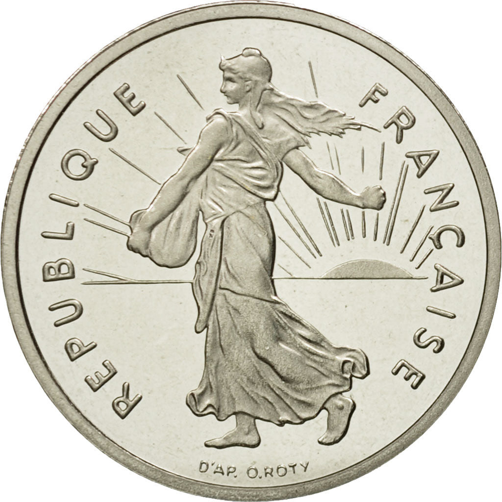 Münze, Frankreich, Semeuse, 1/2 Franc, 2001, Paris, STGL, Nickel, KM:931.2