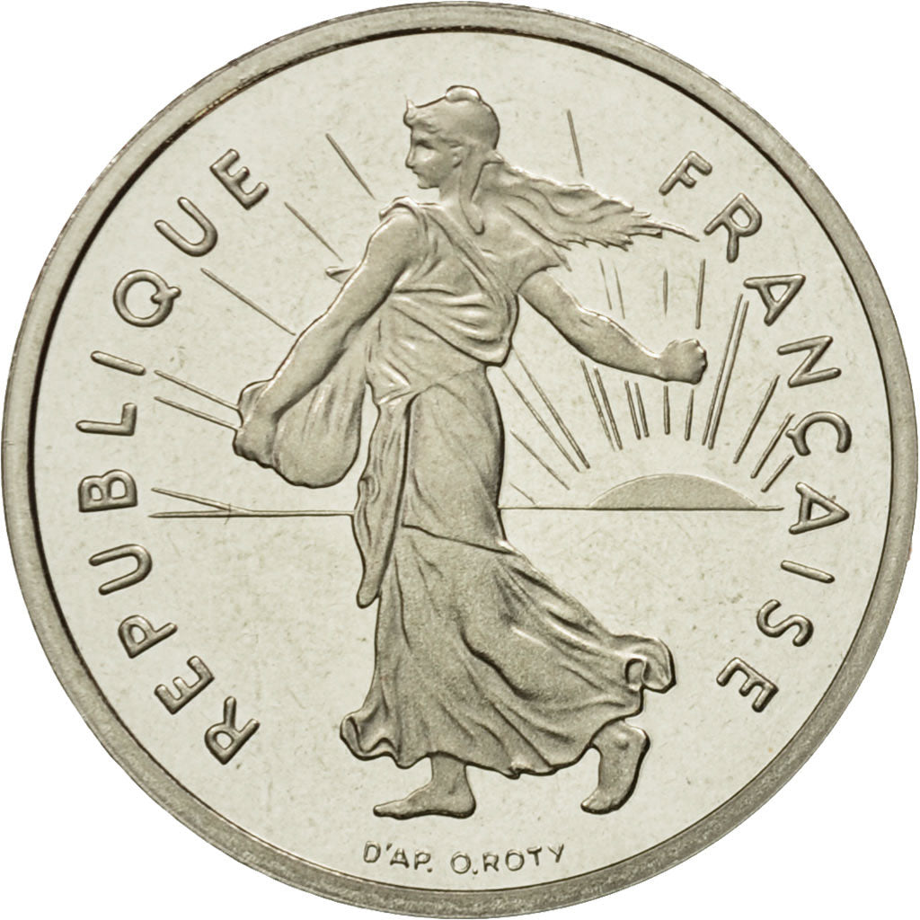 Coin, France, Semeuse, 1/2 Franc, 2001, Paris, MS(65-70), Nickel, KM:931.2