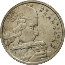 Moneta, Francia, Cochet, 100 Francs, 1955, MB, Rame-nichel, KM:919.1