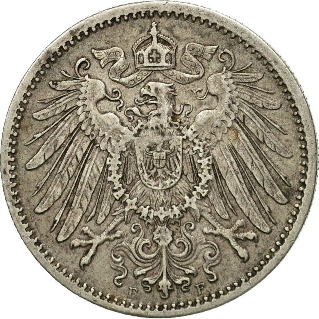 Moneta, GERMANIA - IMPERO, Wilhelm II, Mark, 1904, BB, Argento, KM:14