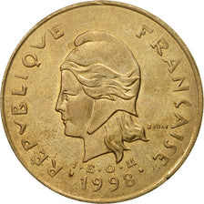 Coin, French Polynesia, 100 Francs, 1998, Paris, AU(50-53), Nickel-Bronze, KM:14