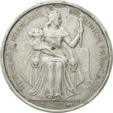 Coin, FRENCH OCEANIA, 5 Francs, 1952, VF(20-25), Aluminum, KM:4