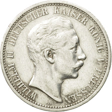 Coin, German States, PRUSSIA, Wilhelm II, 2 Mark, 1905, Berlin, AU(50-53)