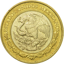 Coin, Mexico, 10 Pesos, 2004, Mexico City, AU(50-53), Bi-Metallic, KM:616