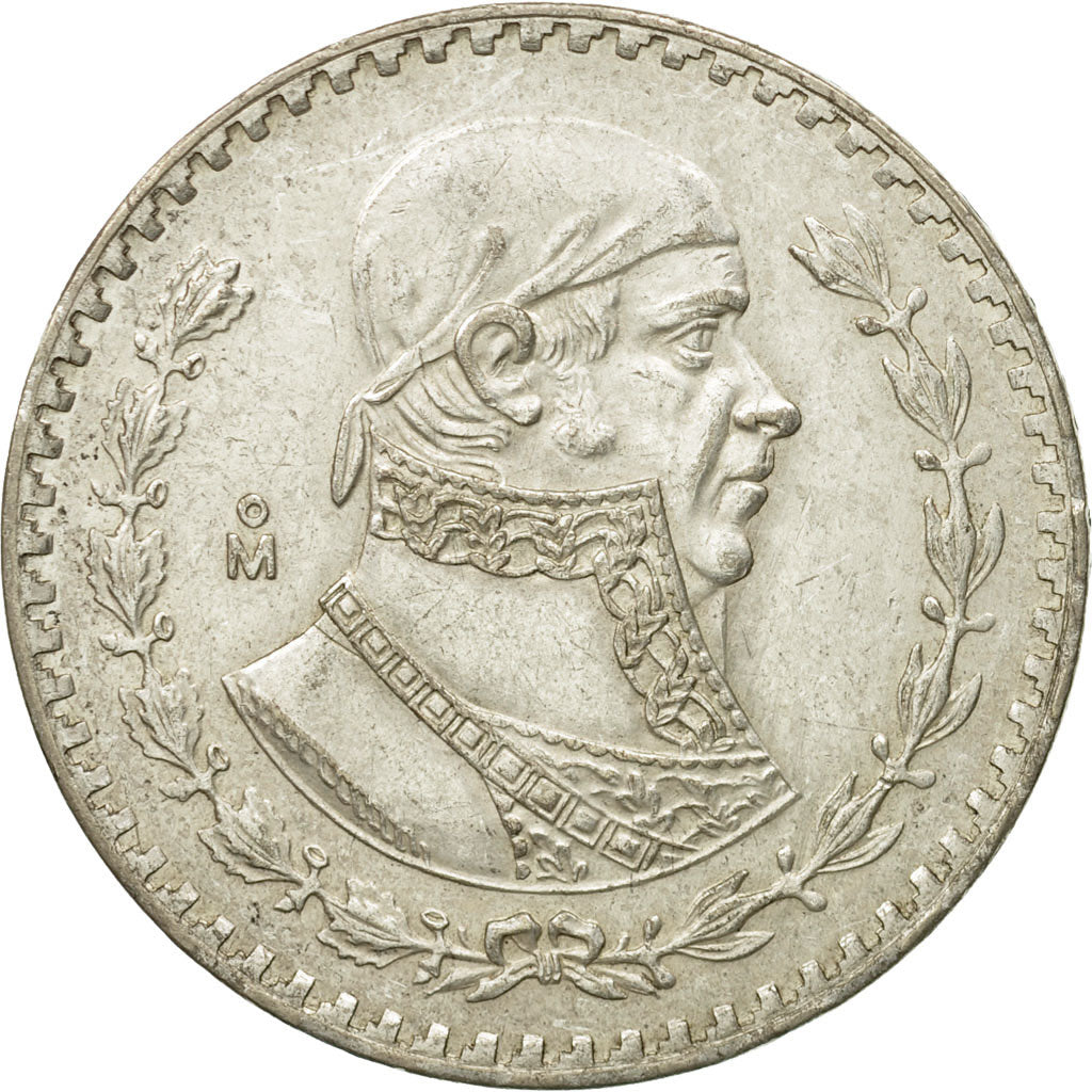 Coin, Mexico, Peso, 1958, Mexico City, EF(40-45), Silver, KM:459