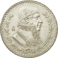 Coin, Mexico, Peso, 1958, Mexico City, EF(40-45), Silver, KM:459