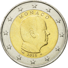 Monaco, 2 Euro, 2015, AU(55-58), Bi-Metallic, Gadoury:MC 195
