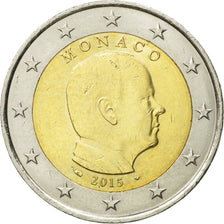 Monaco, 2 Euro, 2015, VZ, Bi-Metallic, Gadoury:MC 195
