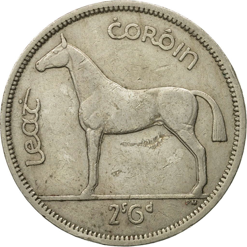 Coin, IRELAND REPUBLIC, 1/2 Crown, 1964, EF(40-45), Copper-nickel, KM:16a