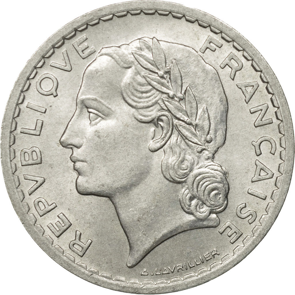 Coin, France, Lavrillier, 5 Francs, 1947, Beaumont - Le Roger, AU(55-58)