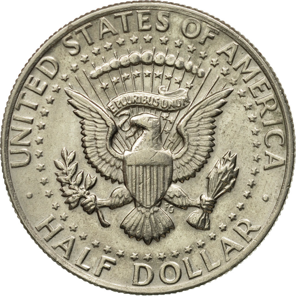 Coin, United States, Kennedy Half Dollar, Half Dollar, 1974, U.S. Mint