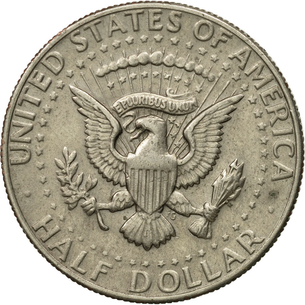 Coin, United States, Kennedy Half Dollar, Half Dollar, 1972, U.S. Mint, Denver