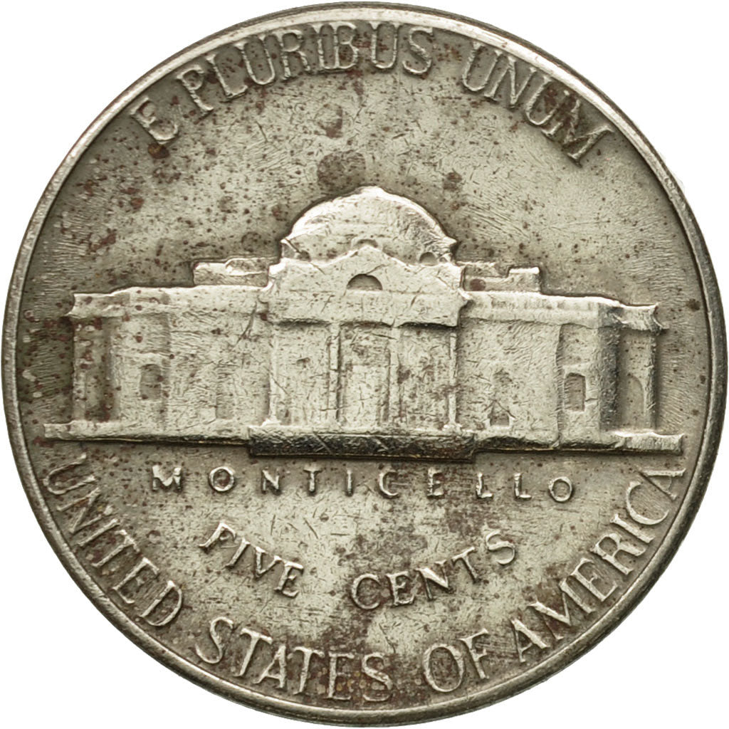 Munten, Verenigde Staten, Jefferson Nickel, 5 Cents, 1966, U.S. Mint