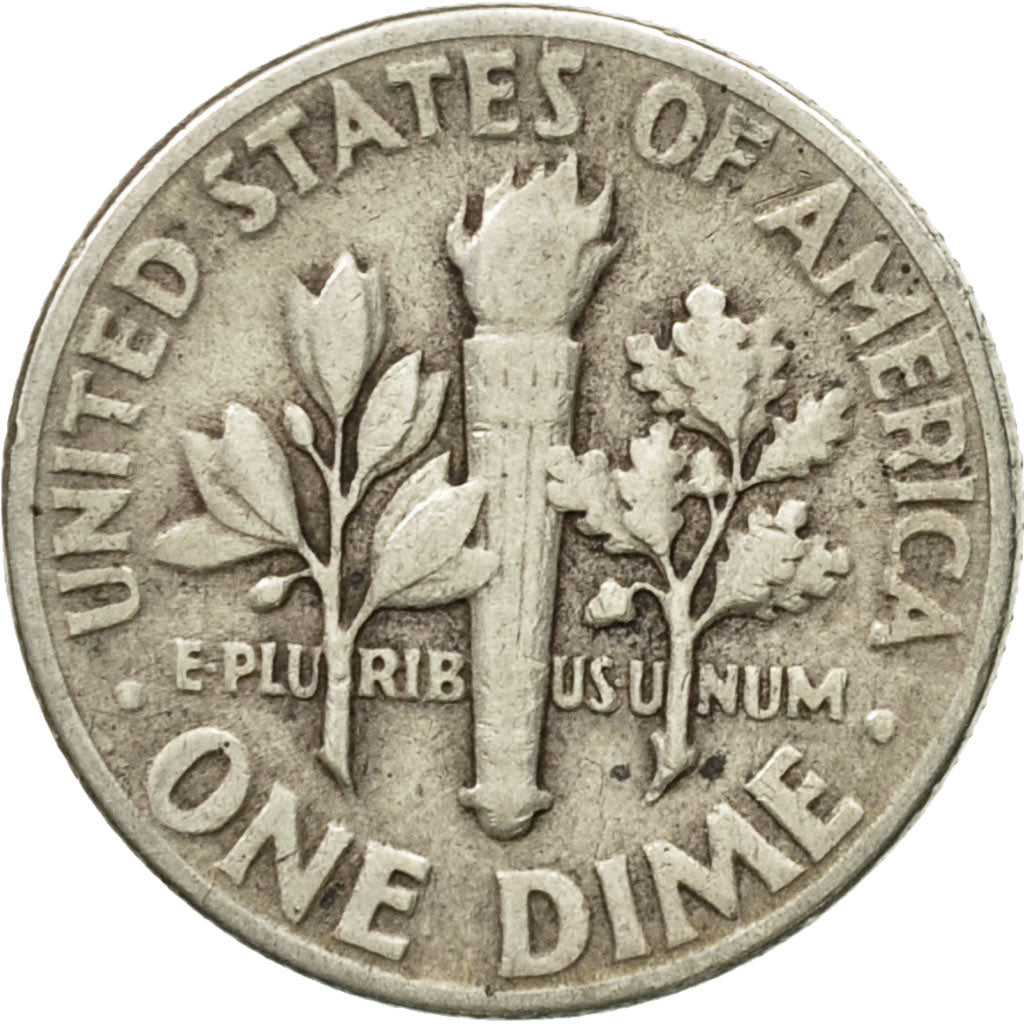 Coin, United States, Roosevelt Dime, Dime, 1948, U.S. Mint, Philadelphia