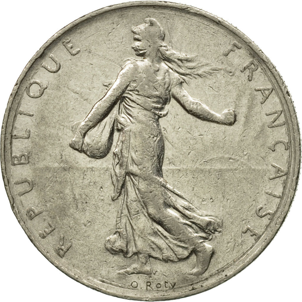 Coin, France, Semeuse, Franc, 1976, Paris, EF(40-45), Nickel, KM:925.1