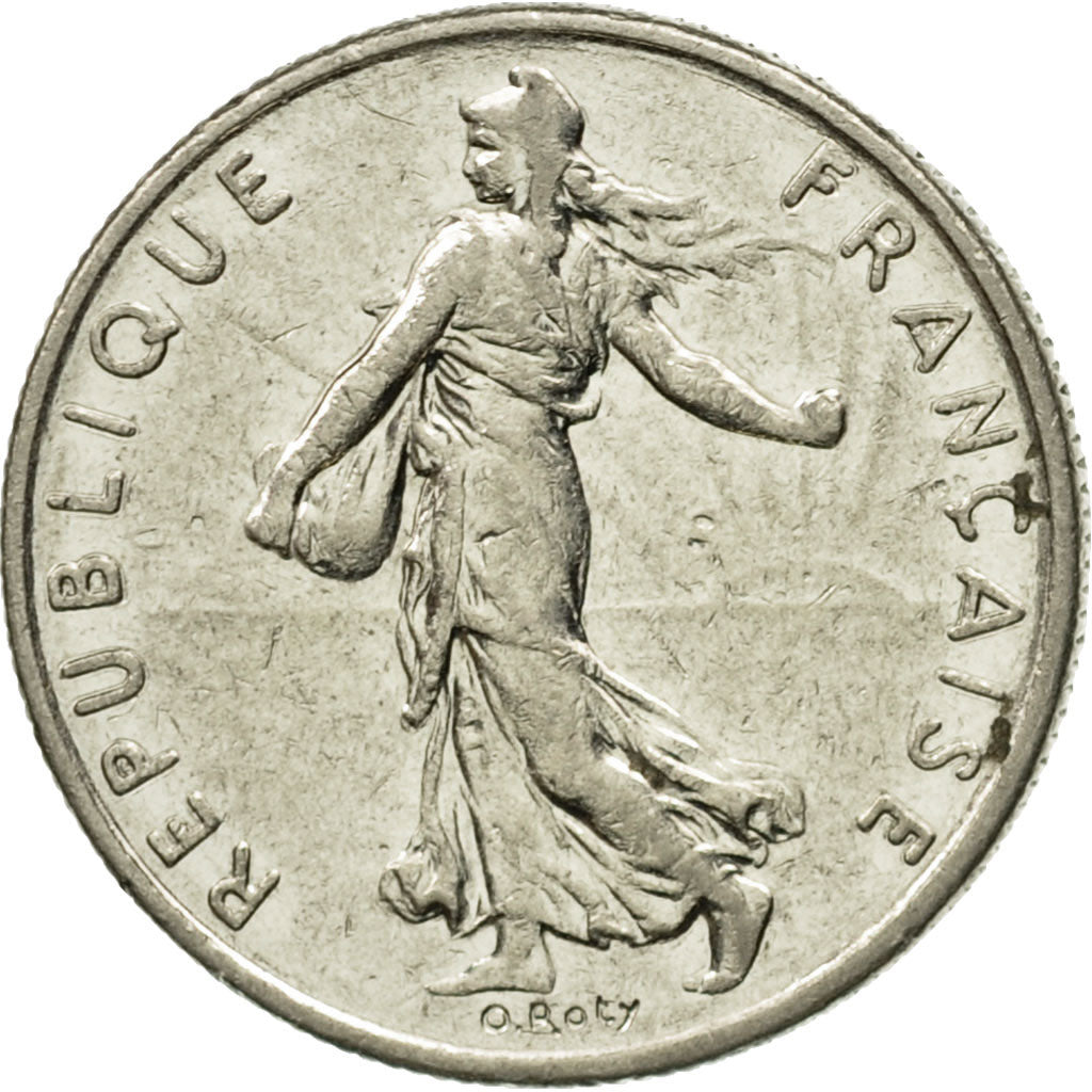 Monnaie, France, Semeuse, 1/2 Franc, 1991, SUP, Nickel, Gadoury:429, KM:931.2
