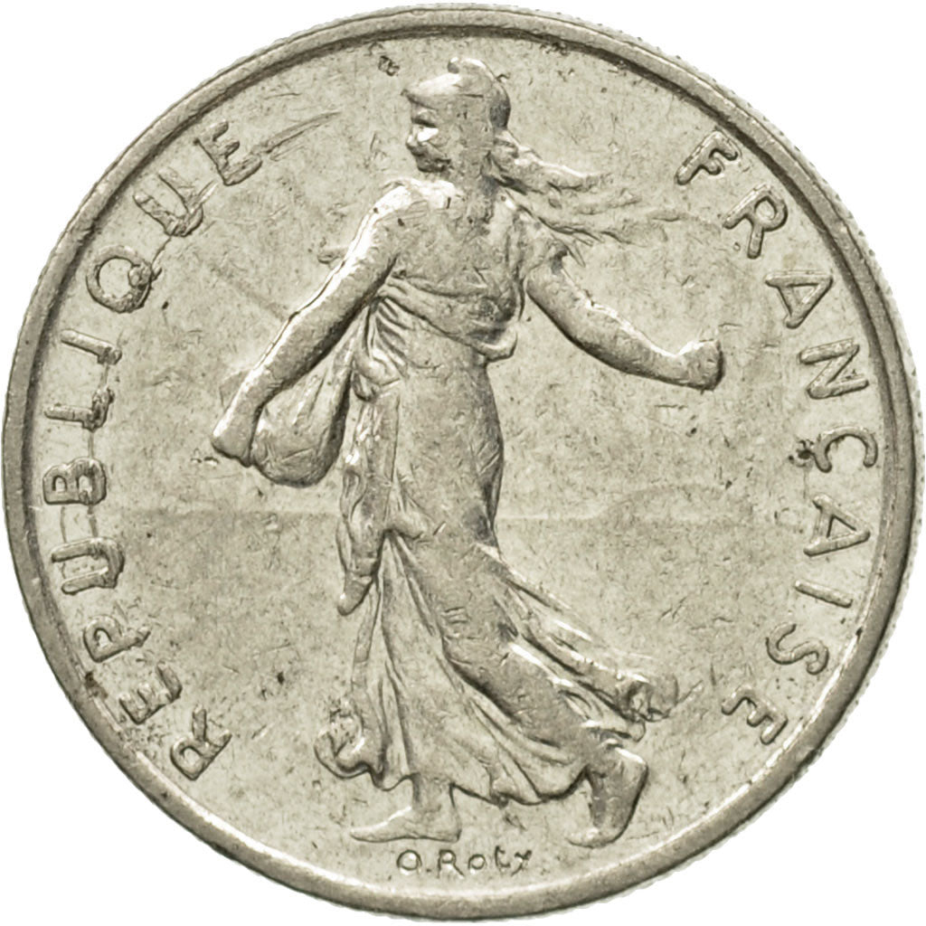 Coin, France, Semeuse, 1/2 Franc, 1991, EF(40-45), Nickel, KM:931.2, Gadoury:429