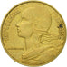 Moneta, Francja, Marianne, 20 Centimes, 1977, Paris, VF(20-25), Aluminium-Brąz