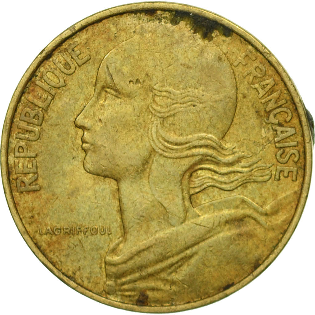 Munten, Frankrijk, Marianne, 10 Centimes, 1982, Paris, FR, Aluminum-Bronze